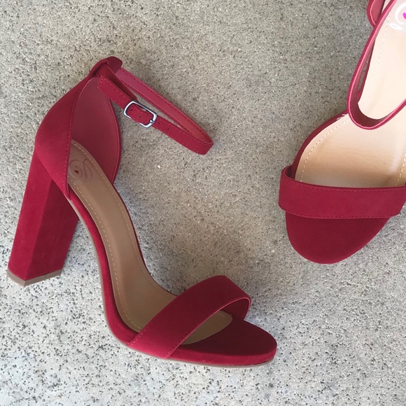 Last 1! Size 8 Delicious roy blue micro suede HEEL - Picture 6 of 8